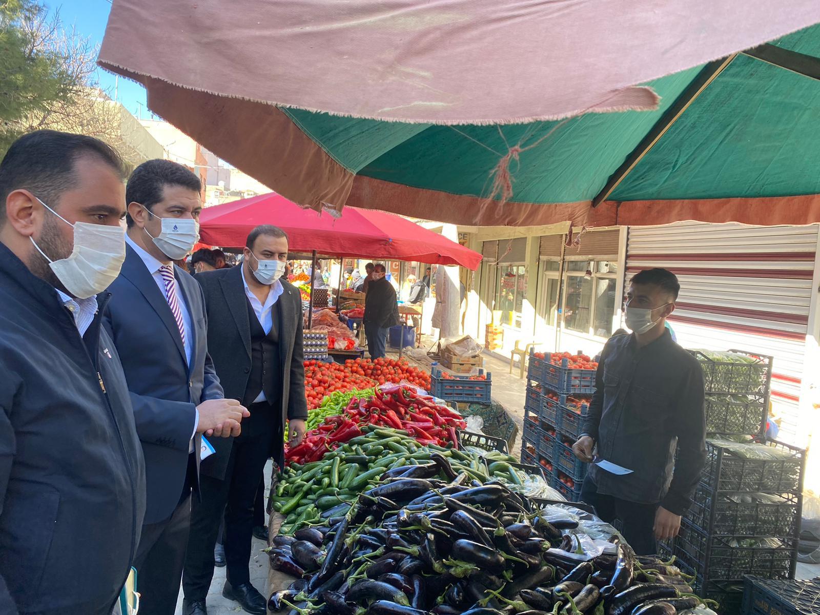 Deva Parti Mardin İl Başkanı Aydoğan Mazıdağı ilçesinde çeşitli ziyaretlerde bulundu